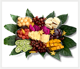 סלסלת פירות סידני סלסלת פירות סידני - מגשי פירות מעוצבים