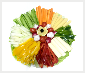 מגש בריאות המורכב מירקות בריאים וטעימים מגש בריאות המורכב מירקות בריאים וטעימים